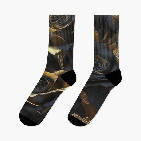 Item preview, black and gold roses designed and sold by nigejohn.