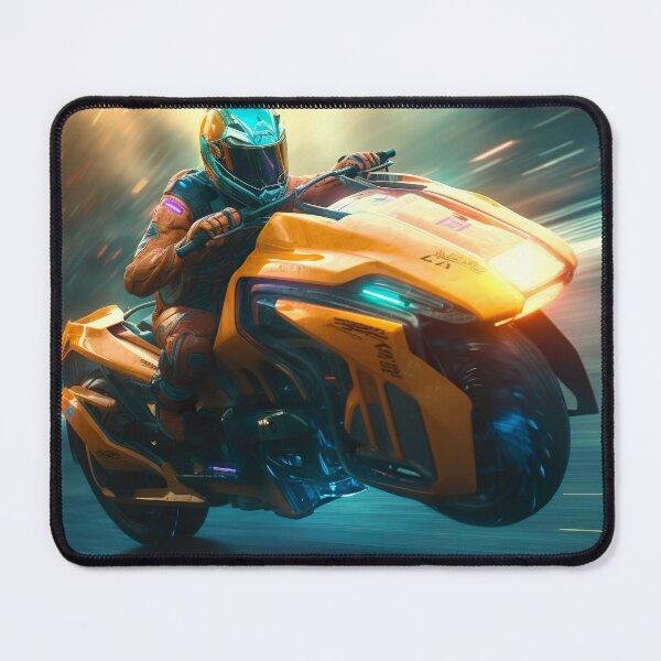 Item preview, Futuristic motorcycle - science fiction designed and sold by unknown-places.