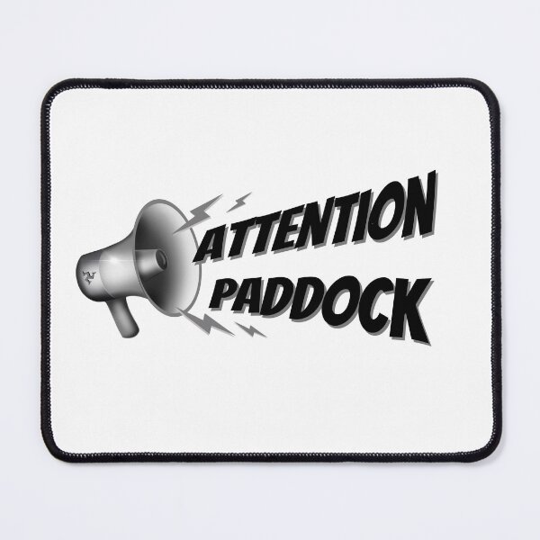Item preview, Attention Paddock designed and sold by Manxcraft.