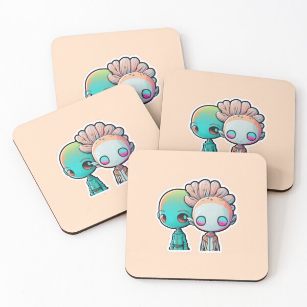 Item preview, Cute alien friends designed and sold by decorjam.