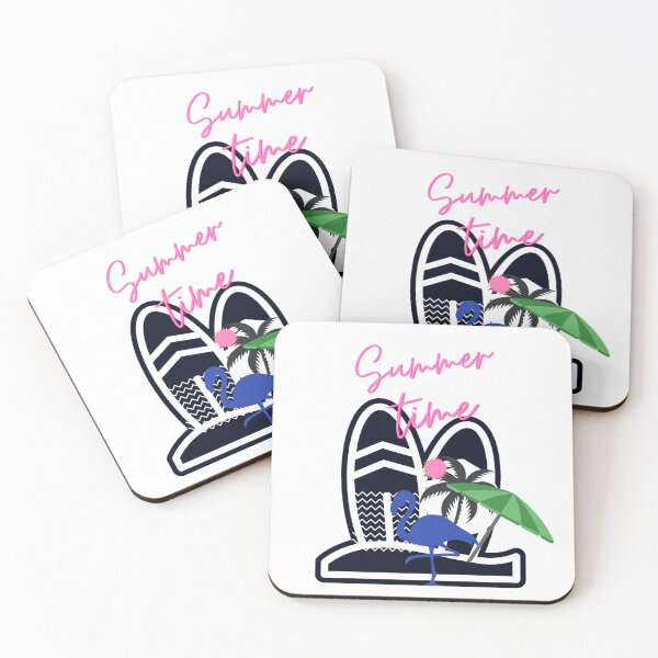 Item preview, summer time surfer flamingo retro designed and sold by DESIGNIRIS.