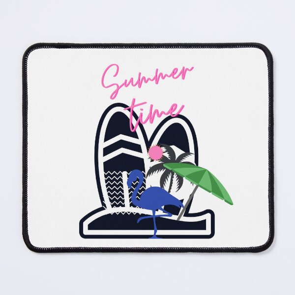 Item preview, summer time surfer flamingo retro designed and sold by DESIGNIRIS.