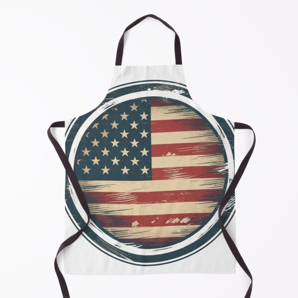Item preview, American Flag Circle - Patriotic Symbol Art Print designed and sold by QualityQuest.