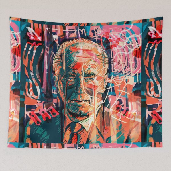 Item preview, Yitzhak Rabin - Artistic and modern painting designed and sold by GreissDesign.
