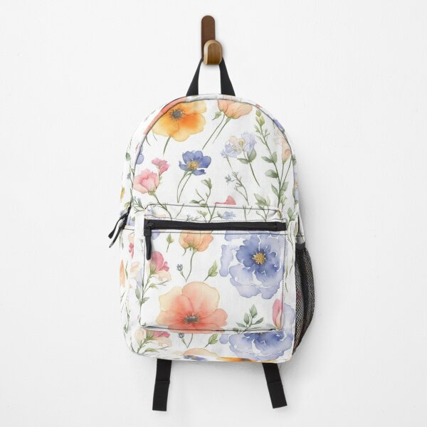Item preview, water color flowers pattern with white background designed and sold by basitcv.