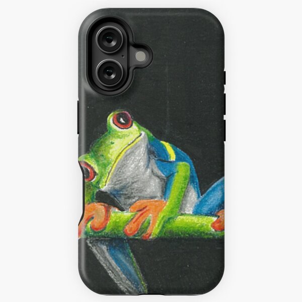 Item preview, Cutie Colorful Tree Frog designed and sold by Wendi Youngblood.