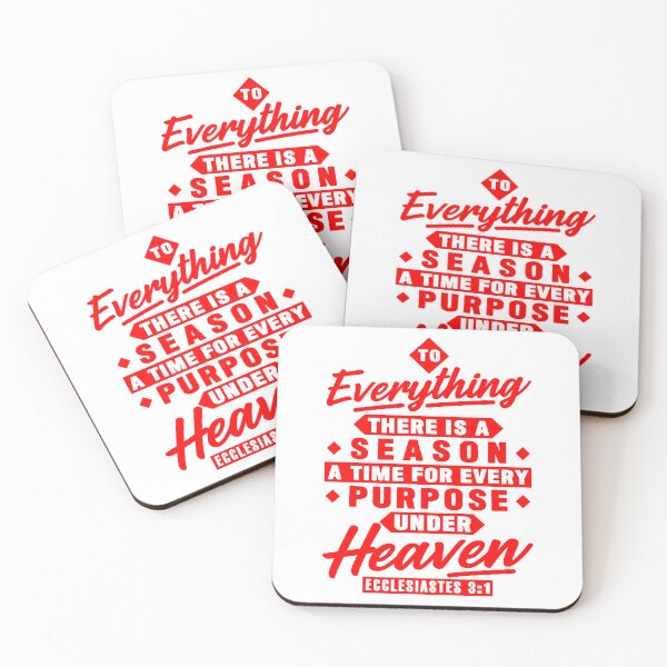 Item preview, Ecclesiastes 3:1 To Everything There Is A Season designed and sold by plushism.