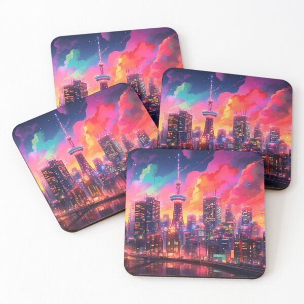 Item preview, Tokyo Dreams Abstract Art Dreamscape designed and sold by Aim4Perfection.