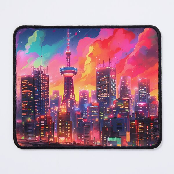 Item preview, Tokyo Dreams Abstract Art Dreamscape designed and sold by Aim4Perfection.