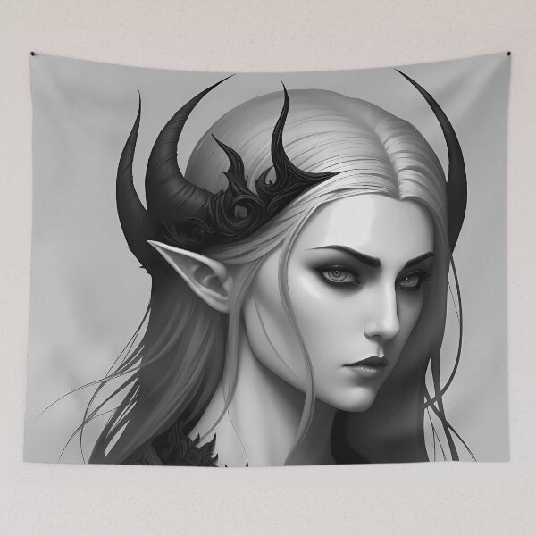 Item preview, Dark Fantasy Female Marbleborn Character 66 designed and sold by Inspire-Imagery.