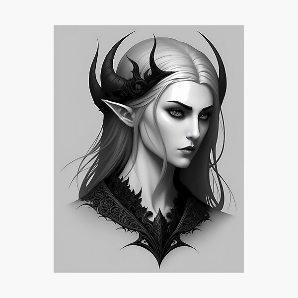 Item preview, Dark Fantasy Female Marbleborn Character 66 designed and sold by Inspire-Imagery.