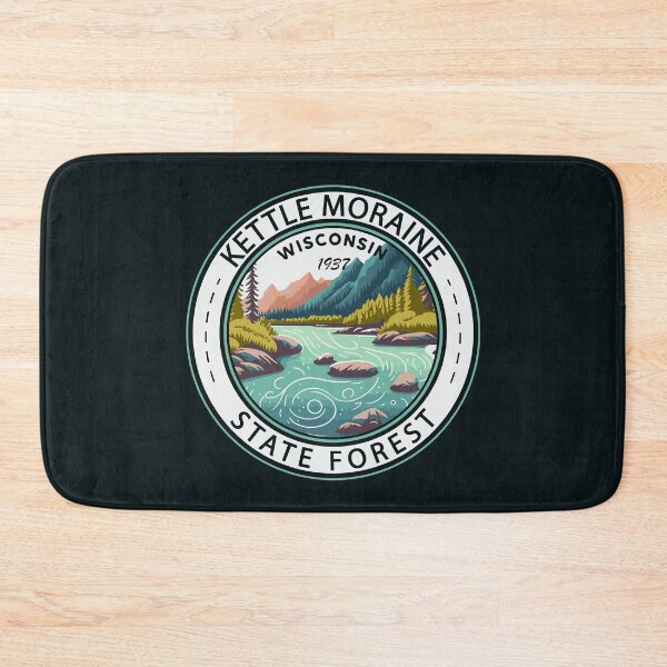 Item preview, Kettle Moraine State Forest Wisconsin Badge designed and sold by KrisSidDesigns.