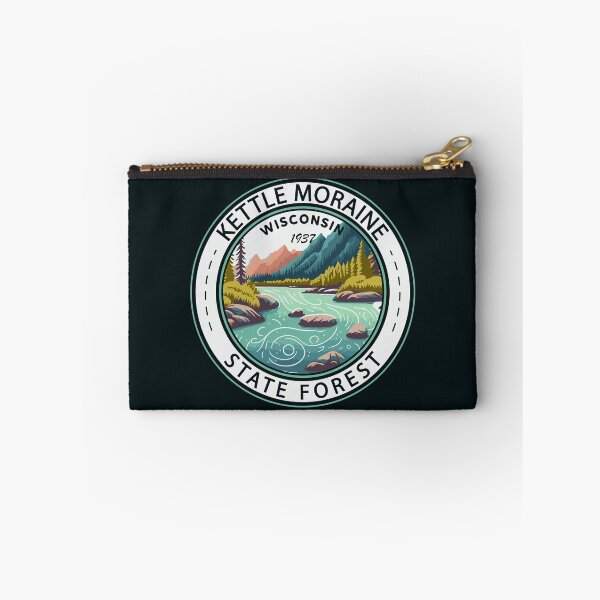 Item preview, Kettle Moraine State Forest Wisconsin Badge designed and sold by KrisSidDesigns.