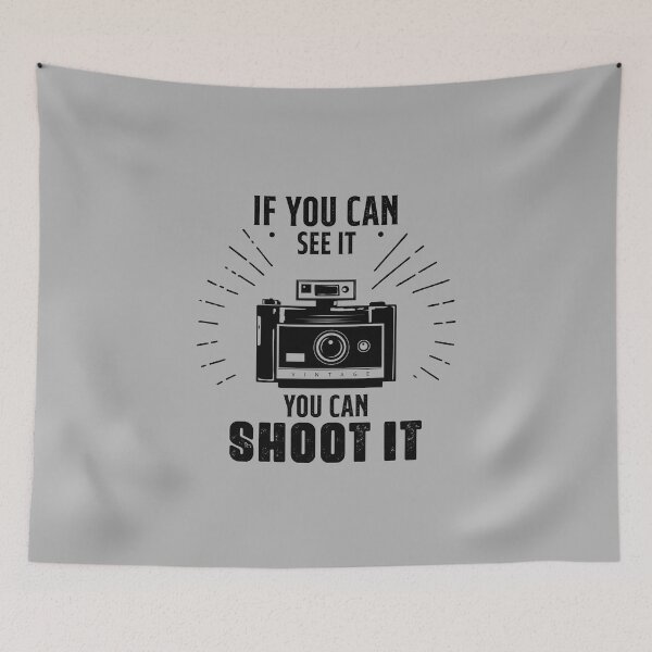 Item preview, If you can see it, you can shoot it, Nature Photography Day, a great gift for nature photography enthusiasts designed and sold by abdelhak2005.