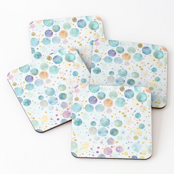 Item preview, Watercolor bubbles pattern. Happy bubbles designed and sold by DO-artbyDeliaO.