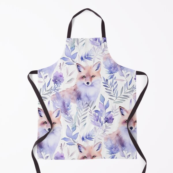 Item preview, Purple Watercolor Foxes designed and sold by MatterToEnergy.
