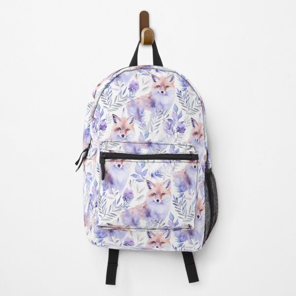 Item preview, Purple Watercolor Foxes designed and sold by MatterToEnergy.