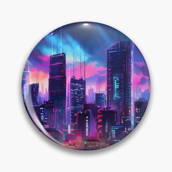 Item preview, Futuristic City Scape Artwork designed and sold by Aim4Perfection.
