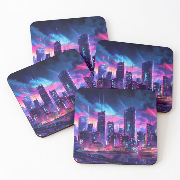 Item preview, Futuristic City Scape Artwork designed and sold by Aim4Perfection.