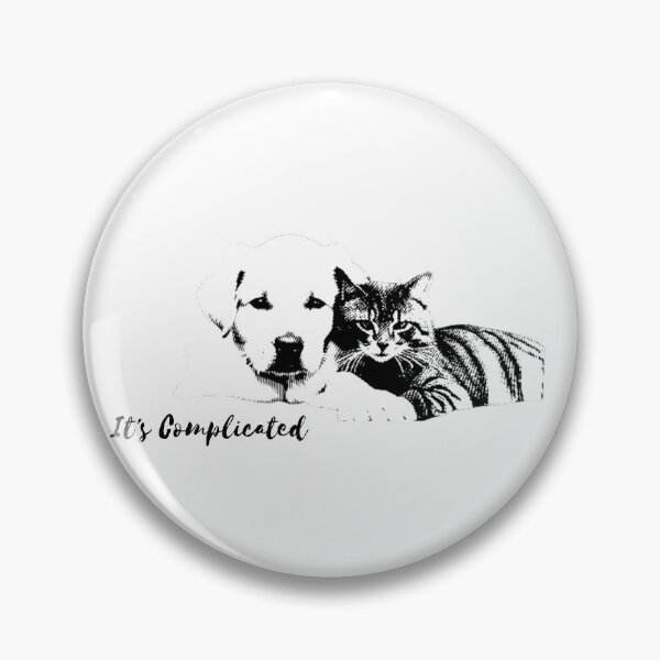 Item preview, It's Complicated Dog and Cat designed and sold by DarNiz.
