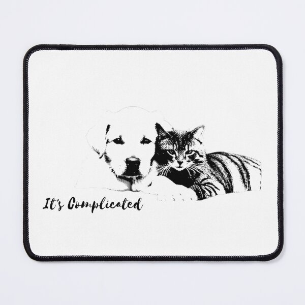 Item preview, It's Complicated Dog and Cat designed and sold by DarNiz.