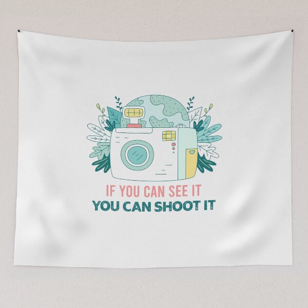 Item preview, If you can see it, you can shoot it, Nature Photography Day, a great gift for nature photography enthusiasts designed and sold by abdelhak2005.