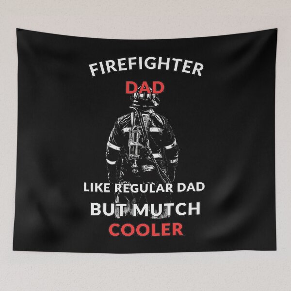 Item preview, Firefighter dad father's day  designed and sold by TomFrontierArt.