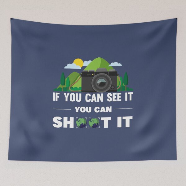 Item preview, If you can see it, you can shoot it, Nature Photography Day, a great gift for nature photography enthusiasts designed and sold by abdelhak2005.