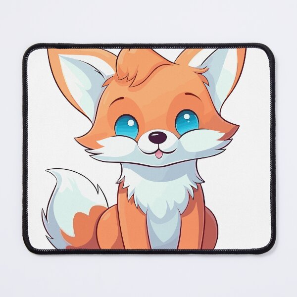 Item preview, Sweet Fox with Hypnotic Eyes - Enchanting Art Print designed and sold by QualityQuest.