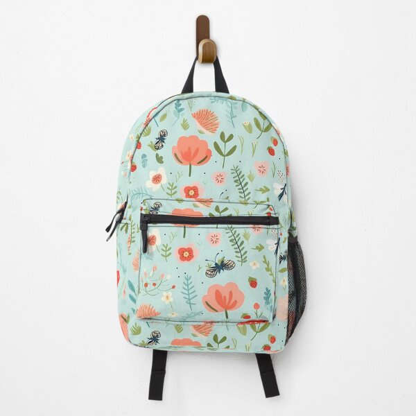 Item preview, Nordic summer: Floral and whimsical butterflies with strawberries designed and sold by OrganicDSGN.