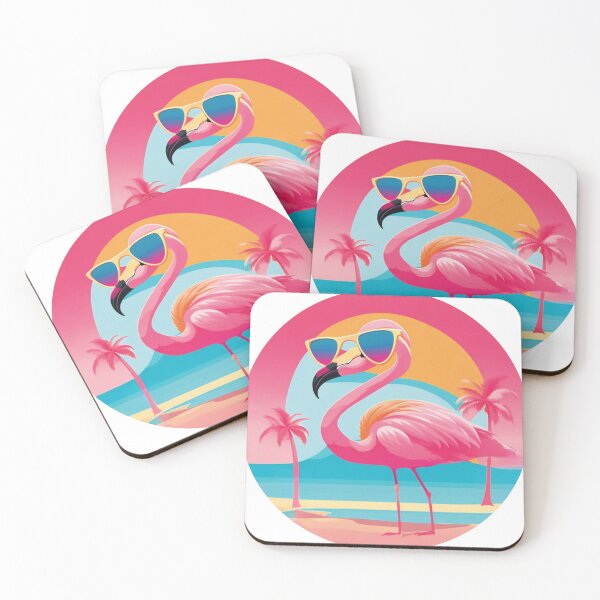 Item preview, summer patterns with flamingos and pineapples designed and sold by Adapatterns.
