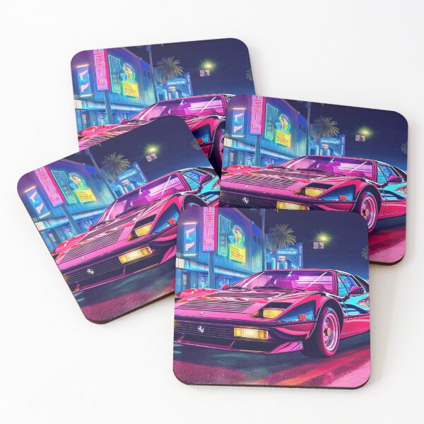 Item preview, Retro Car Digital Illustrations: A Journey to the 80s-90s designed and sold by Piotrek0001.