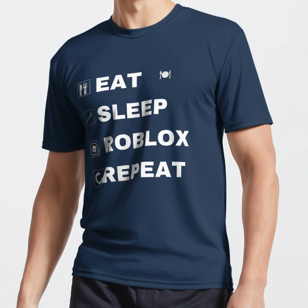 Two-piece Roblox Boys and Girls Short-sleeved T-shirt + Hat Game