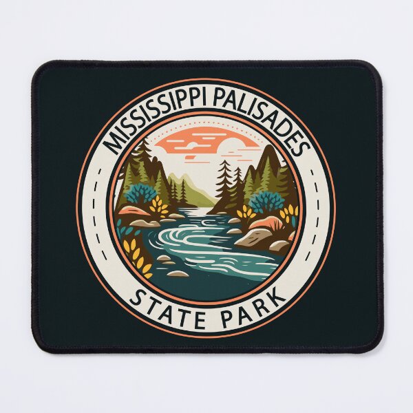 Item preview, Mississippi Palisades State Park Illinois Badge designed and sold by KrisSidDesigns.