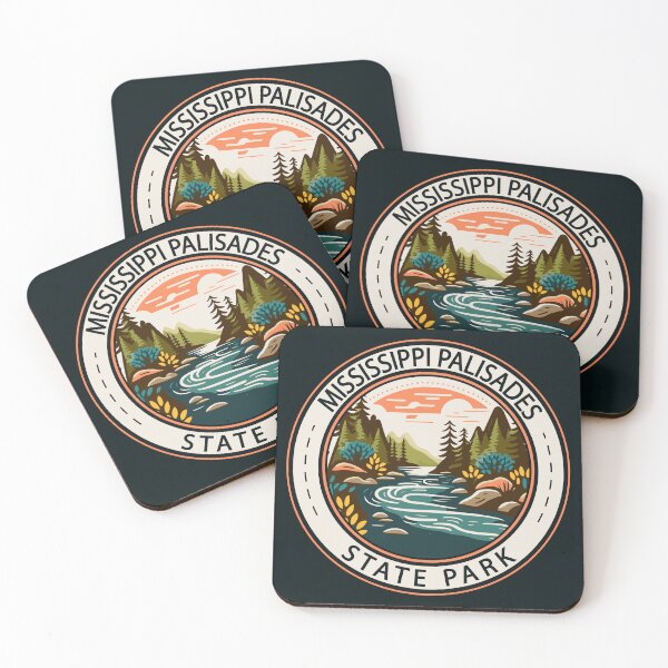 Item preview, Mississippi Palisades State Park Illinois Badge designed and sold by KrisSidDesigns.