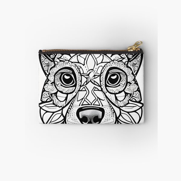 Item preview, Dog mandala coloring book page for meditation, relax, mindfulness designed and sold by UlfrGutheitrir.