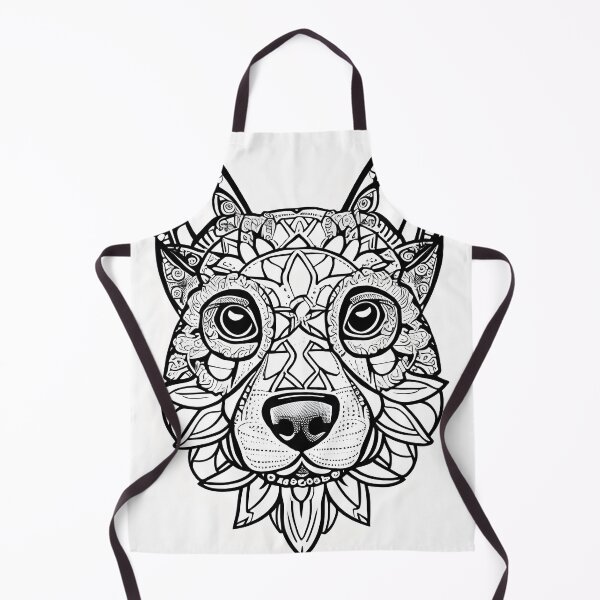Item preview, Dog mandala coloring book page for meditation, relax, mindfulness designed and sold by UlfrGutheitrir.