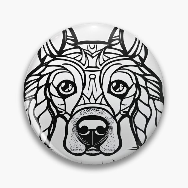 Item preview, Dog mandala coloring book page for meditation, relax, mindfulness designed and sold by UlfrGutheitrir.