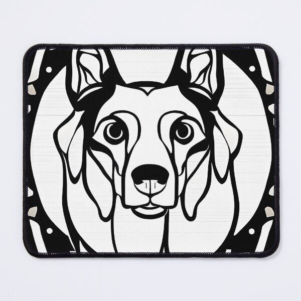 Item preview, Dog mandala coloring book page for meditation, relax, mindfulness designed and sold by UlfrGutheitrir.