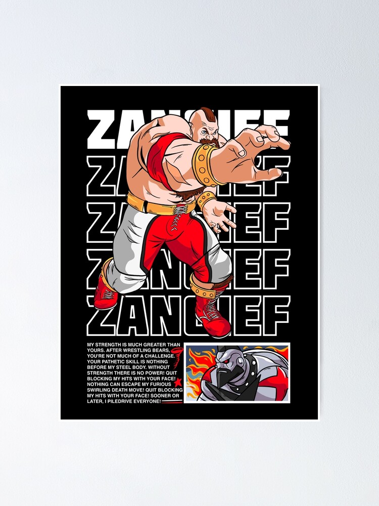 Zangief Poster for Sale by Ghostach