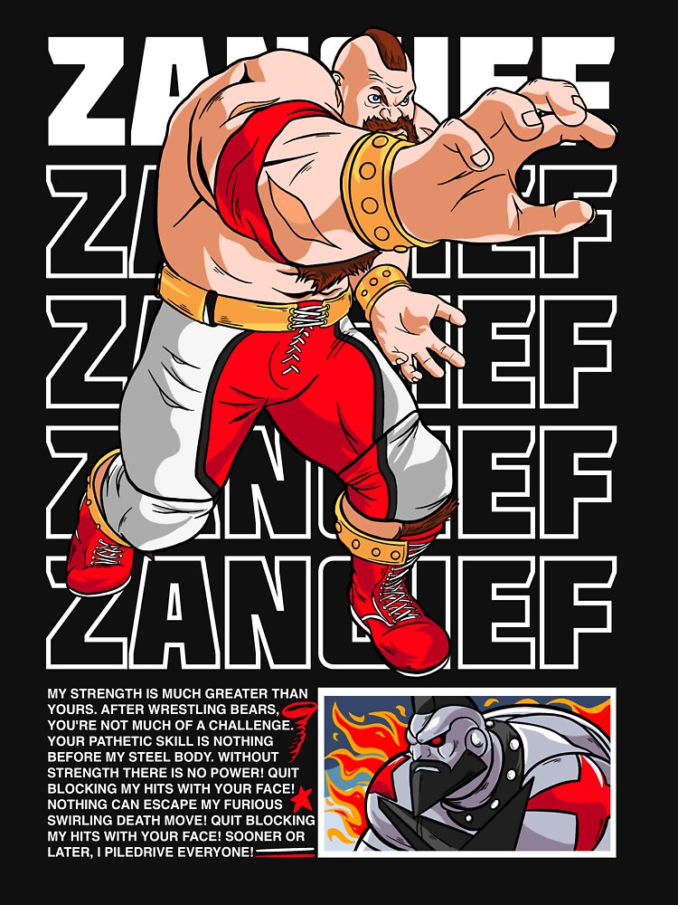 Zangief Street Fighter 6 Essential T-Shirt for Sale by Stylish-Geek