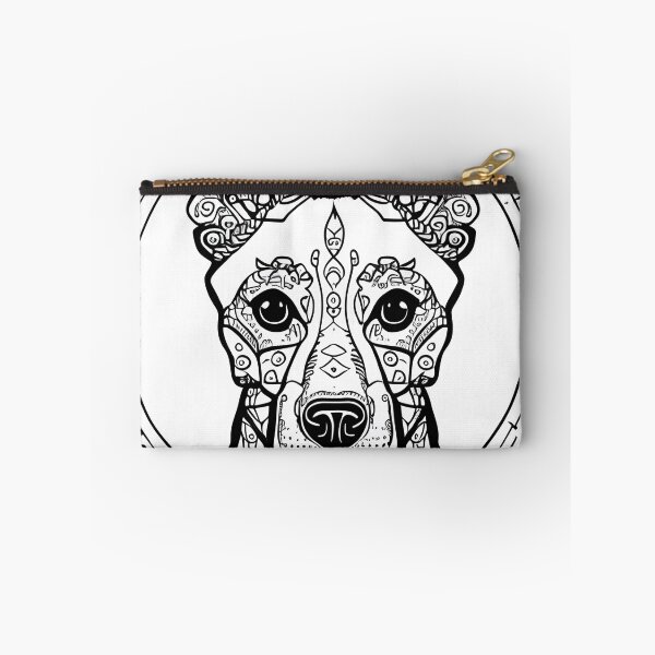 Item preview, Dog mandala coloring book page for meditation, relax, mindfulness designed and sold by UlfrGutheitrir.