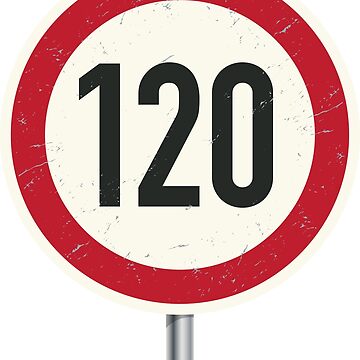 Speed limit 120 km 