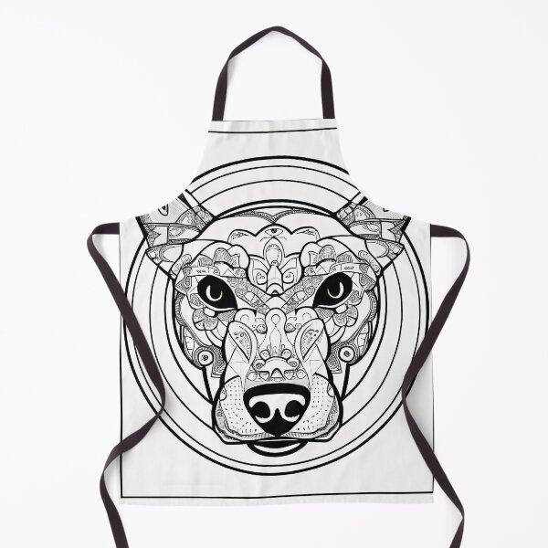 Item preview, Dog mandala coloring book page for meditation, relax, mindfulness designed and sold by UlfrGutheitrir.