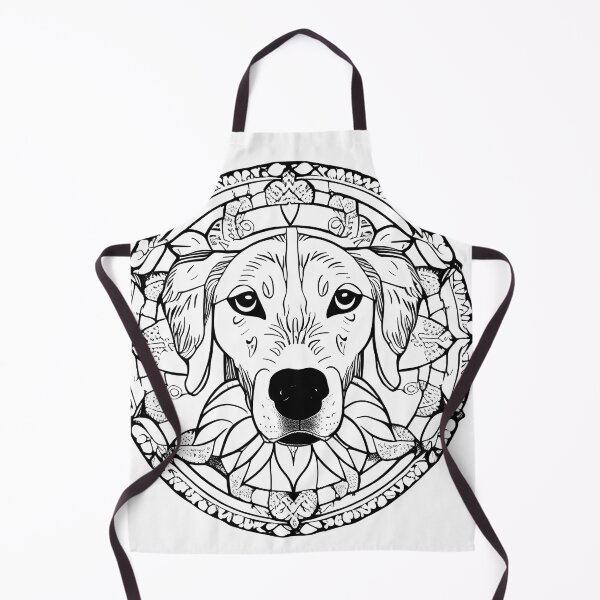 Item preview, Dog mandala coloring book page for meditation, relax, mindfulness designed and sold by UlfrGutheitrir.