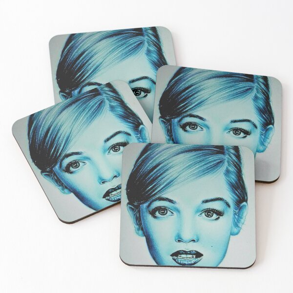 Item preview, Portrait of Marilyn Monroe in blue pastels designed and sold by Carlaga96.