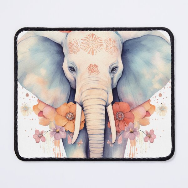 Item preview, Boho elephant print designed and sold by Ocean-Lana.