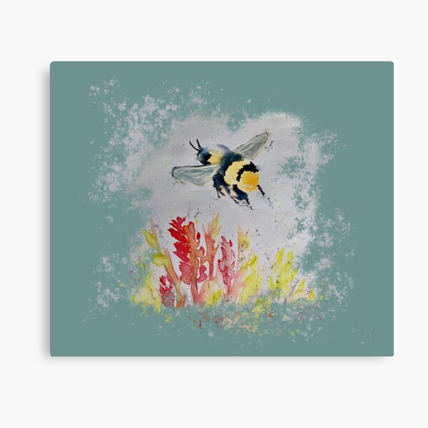 Watercolor Bumble Bee Wrapping Paper by IvaW