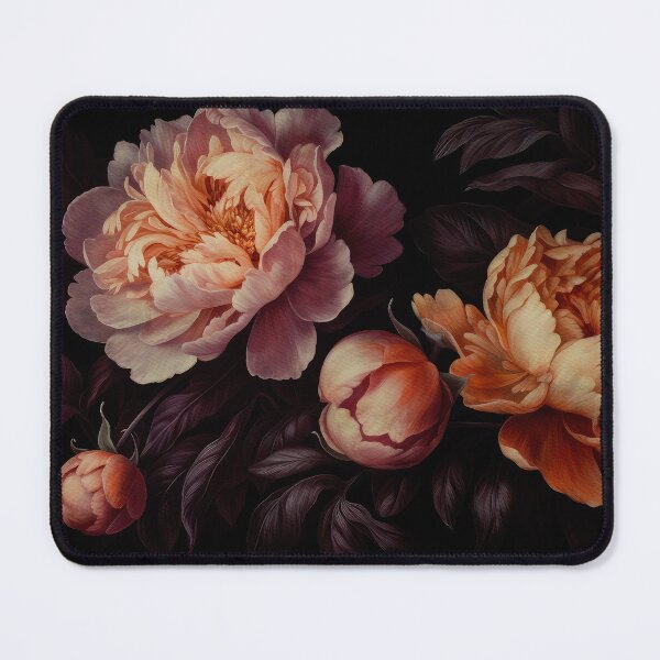 Aperçu de l'œuvre Jardin de nuit botanique baroque floral vintage d'ambiance 6 Nightgarden créée et vendue par UtArt.