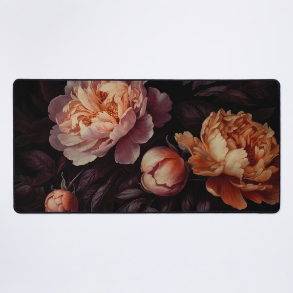 Aperçu de l'œuvre Jardin de nuit botanique baroque floral vintage d'ambiance 6 Nightgarden créée et vendue par UtArt.